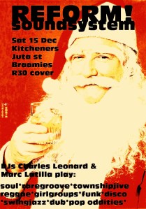 Xmas REFORM! 2012 flyer