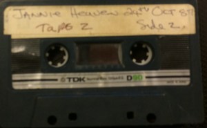 One of the original tapes 