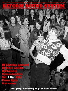 REFORM! Northern Soul flyer Dec 2014