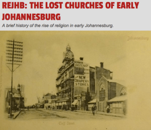 Lost churches of Johannesburg on JHBLIVE