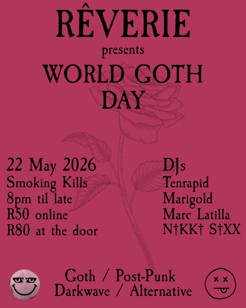 reverie wold goth day Melville smoking kills 22 may 2026